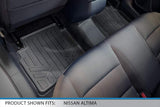 SMARTLINER Custom Fit Floor Mats 2 Row Liner Set Black Compatible with 2019-2022 Nissan Altima