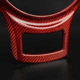 AIRSPEED Carbon Fiber Car Gear Shift Panel Frame Cover Interior Trim Sticker for Subaru BRZ Toyota 86 (2013-2020) Accessories, Red