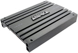 2 Channel Car Stereo Amplifier - 5000W High Power 2-Channel Bridgeable Audio Sound Auto Small Speaker Amp Box w/ MOSFET, Crossover, Bass Boost Control, Silver Plated RCA Input Output - Pyramid PB3818