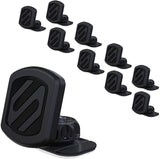 Scosche MAGDM-10KFLT MagicMount Magnetic Car Phone Holder Mount - 360 Degree Adjustable Head, Universal with All Devices - Dashboard Mount - Pack of 10
