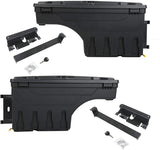 TYFYB Rear Driver & Passenger Side Truck Bed Storage Box Tool Box Compatible with Tundra 2007-2020 Pickup Lockable Storage Box Replaces 02ISC2003LBK，02ISC2003RBK Pair
