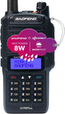 2pcs Mirkit Waterproof Radio Baofeng UV-9R Plus MK1 (UV-82 3rd Generation) 8 Watt Max Power & USB Baofeng Programming Cable & 2200mAh Battery, IP67 Handheld Radio: Dust, Cold & Waterproof Radio