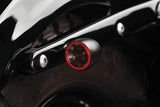 Kuryakyn 2555 Motorcycle Lighting Accessory: Kellermann Bullet 1000 DF, Rear LED Running/Turn Signal/Blinker/Brake Light, Red/Red/Amber, Satin Black, Pack of 1