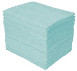 "Brady SPC UN1719 15"" x 19"" Heavy Weight Chemical Absorbent Pads with Low Linting Fine Fiber Cover - 100 ct" (SPCUN1719)