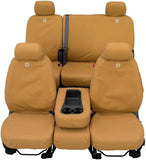 Covercraft Carhartt SeatSaver Second Row Custom Fit Seat Cover for Select Ford F-150 Models - Duck Weave (Brown) - SSC8445CABN