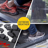 3W Floor Mats and Cargo Liner Compatible for Jeep Wrangler JL Without SUBWOOFER 2018-2022 TPE All Weather Custom Fit Floor Liner and Cargo Mats 1st&2nd Rows Car Mats&Trunk Liner Not for JK Black