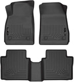 Husky Liners Weatherbeater Series | Front & 2nd Seat Floor Liners - Black | 99101 | Fits 2014-2020 Chevrolet Impala 3 Pcs