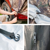 Everybody Preps SUV Tent Car Tent Camo for Small Mid and Large Size SUV Waterproof Tailgate Awning Tent for Camping Travel Emergency Bug Out