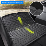 CENFUN for Tesla Model Y All Weather Cargo Liner Mat，TPE Trunk and Storage Mats Interior Accessories (A Set of Three) Fit 2020-2022Model Y