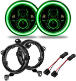 ORACLE LIGHTING 4,800 Lumen LED Halo Headlights – (Blue) 7" Jeep Wrangler JL/Gladiator JT Headlamp Assembly, 1 Pair, Part # 5769J-002