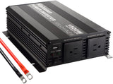 1000 watt Inverter Pure Sine Wave Power Inverter 12V to 110V Inverter DC to AC with Remote Controller and Display and USB Charger