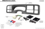 Scosche Install Centric ICGM13BN Compatible with Select 1999-2002 Select GM Trucks ISO Double DIN Black Complete Basic Installation Solution for Installing an Aftermarket Stereo