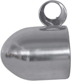 Pair Rockville MAC80S 7.7" Polished Silver Aluminum Wakeboard Tower Speaker Enclosures