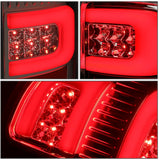 DNA Motoring TL-GMCSIE07-LED-RD3D-CH-CL Red 3D LED Bar Tail Light Chrome [For 07-14 GMC Sierra]