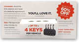 Simple Key Programmer Bundle with Key(s) and Cord - Designed for for Ford and Lincoln Vehicles: Program Key Yourself