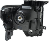 DNA Motoring HL-OH-F1509-BK-AM Pair of Black Amber Headlights Replacement Compatible with 09-14 F-150