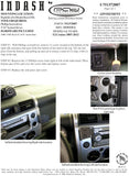 Padholdr Edge Series Premium Tablet Dash Kit for 2007 -2014 Toyota FJ Cruiser