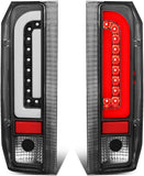 DNA Motoring TL-F15094-LED-CH-RD Pair Full LED Tail Light Rear Brake Lamps Set Replacement