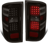 DNA Motoring TL-CSIL15-LED-CH-RD LED Tail Light Compatible With 14-19 Silverado 1500 / 15-19 Silverado 2500 HD 3500 HD NOT Fit LED Tail Light Models (Fits Halogen Tail Light Models Only)