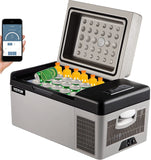 VBENLEM Portable Refrigerator 58 Quart(55 Liter),12 Volt Refrigerator App Control(-4℉~68℉), Car Refrigerator Dual Zone with 12/24v DC & 110-240v AC for Camping, Travel, Fishing, Outdoor or Home Use