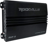 Rockville RVA-M3 4000w Peak/1000w CEA RMS @ 1 Ohm Amplifier Mono Car Amp+Remote