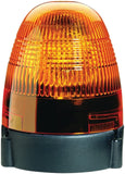 HELLA 007337001 KL Rotafix Fixed Mount Beacon Warning Light, Rotating Patterns, 12V, Amber