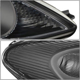 DNA Motoring HL-OH-ES30002-BK-CL1 Black Housing Factory Style Headlights Replacement For 02-03 ES300