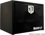 Buyers Products - 1703355 Underbody Truck Box with Slanted Back, Black Steel, 14/10.5 x 12 x 30 Inches