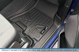 MAXLINER Custom Fit Floor Mats 2 Row Liner Set Black for 19-21 Ram 1500 Crew Cab Without Rear Underseat Storage Box