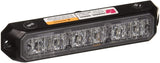 Federal Signal MPS600-AA MicroPulse LED Exterior/Perimeter Light, Class 1, Surface Mount, Clear Lens with Amber LEDs