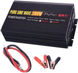 VQBAA 4000w Power Inverter DC 12V to 110V AC Car Pure Sine Wave Inverter with,Electrical Equipment Suitable for Camping or Traveling, Household appliances or Outdoor workplaces