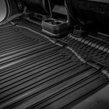 3W Floor Mats Compatible for Toyota Sienna (2021-2022) 8 Seat TPE All Weather Custom Fit Floor Liner for Toyota Sienna 1st, 2nd and 3rd Row Full Set Car Liners, Black ( Not for 7 Seat)