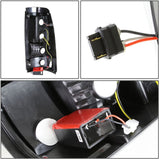 DNA Motoring TL-CSIL03-LED-RD3D-CH-RD 3D LED Tail Light (Driver & Passenger Side)