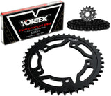 Vortex CK6291 Chain and Sprocket Kit, Black