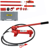 Mophorn 6 Ton Porta Power Kit 1.2M (78.7 inch) Oil Hose Hydraulic Car Jack Ram Autobody Frame Repair Power Tools for Loadhandler Truck Bed Unloader Farm and Hydraulic Equipment Construction