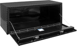 Buyers Products - 1725150 Underbody Truck toolbox, Black Diamond Tread Aluminum, 14 x 12 x 24 Inches