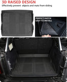 Floor Mat for Ford Bronco 2021 2022 4 Door 3D All-Weather Floor Liners Rear Cargo Liner Full Set Trunk Mats Accessories