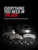 Power Stop K3032-26 Front Z26 Carbon Fiber Brake Pads with Drilled & Slotted Brake Rotors Kit
