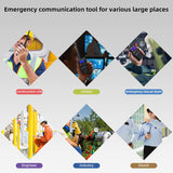 Retevis RT-5R Dual Band Two Way Radios Long Range Rechargeable,128CH,Dual Watch,Emergency Alert,Rugged Walkie Talkies with Multi-Charger (6 Pack)