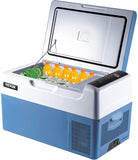 VBENLEM Portable Refrigerator 58 Quart(55 Liter),12 Volt Refrigerator App Control(-4℉~68℉), Car Refrigerator Dual Zone with 12/24v DC & 110-240v AC for Camping, Travel, Fishing, Outdoor or Home Use