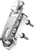 Rokform - Motorcycle Cell Phone Perch Mount, Clutch Perch Phone Mount Fits Most Harley's, Secures Phone Via Quad Tab Twist Lock Mount and Built-in Magnet Mount (Polished Aluminum)