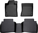 SMARTLINER Custom Fit Floor Mats 2 Row Liner Set Black Compatible with 2019-2022 Nissan Altima