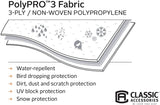 Classic Accessories Over Drive PolyPRO 3 Full-Size SUV/Pickup Truck Cover, 188"-230"L