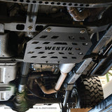 Westin Textured Black Transfer Case Skid Plate Wrangler JL 2018-2019