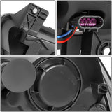 DNA Motoring HL-LB-DCH11-CH-CL1-A Chrome Housing Projector Headlights With LED Day Running Light Bar For 11-14 Charger