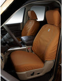 Covercraft Carhartt SeatSaver Second Row Custom Fit Seat Cover for Select Ford F-150 Models - Duck Weave (Brown) - SSC8445CABN
