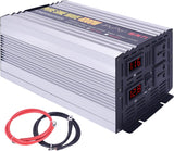 VQBAA 4000w Power Inverter DC 12V to 110V AC Car Pure Sine Wave Inverter with,Electrical Equipment Suitable for Camping or Traveling, Household appliances or Outdoor workplaces
