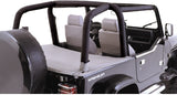 Rugged Ridge 13612.15 Roll Bar Cover Kit, Full; 97-02 Jeep Wrangler TJ , Black