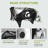 AUTOSAVER88 Headlight Assembly Compatible with 1998 1999 2000 2001 2002 2003 2004 Dodge Dakota 98-03 Dodge Durango Headlamp Replacement Clear Lens