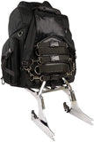 Milwaukee Performance SH689 Black Large Nylon Sissy Bar Bag with Back Pack Straps